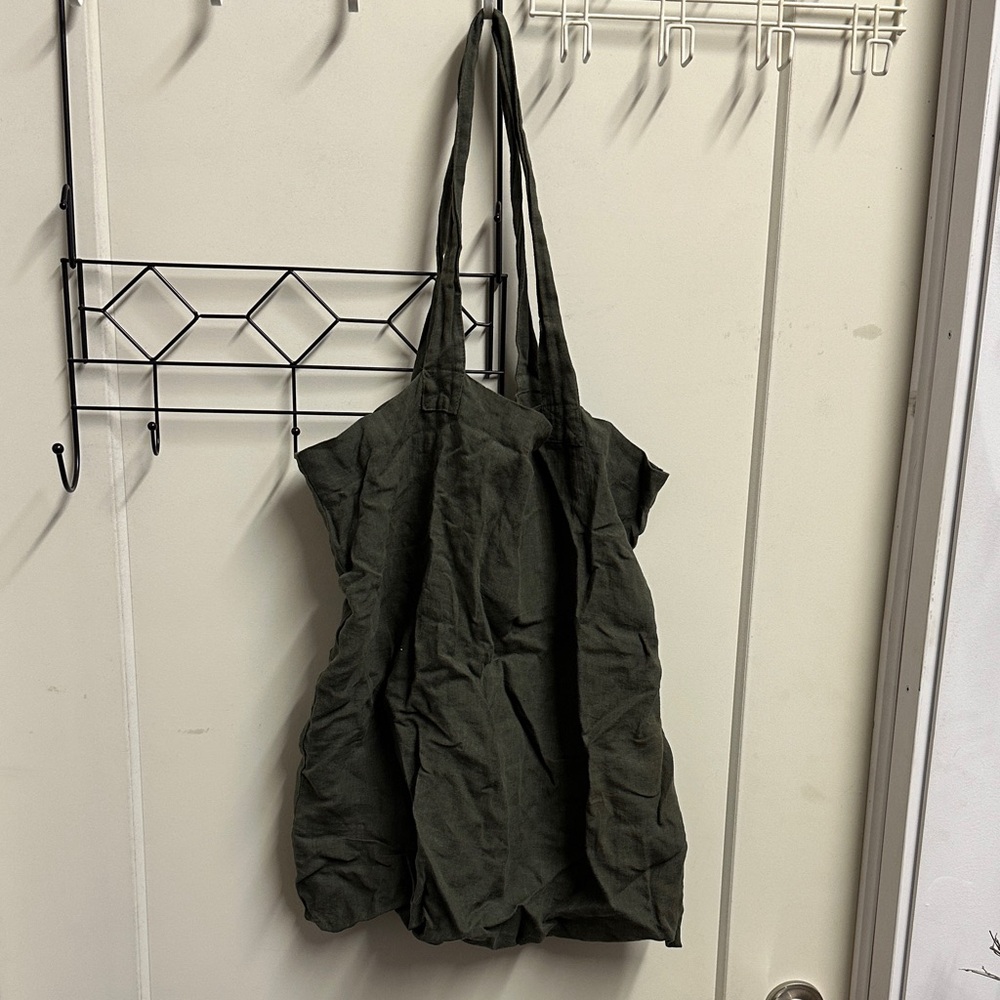 Dark Green Tote Bag